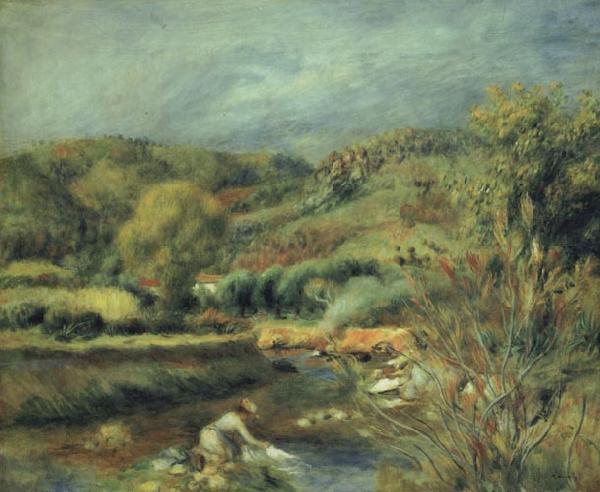 Pierre Renoir The Wasberwoman China oil painting art